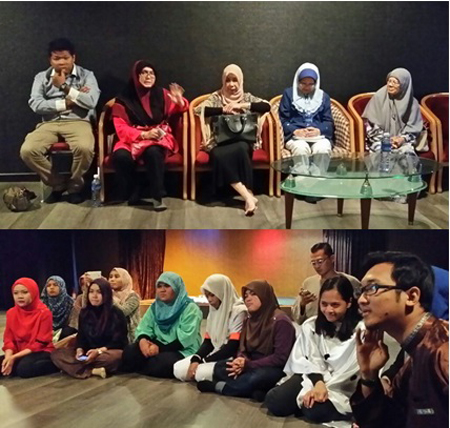Sharing session with the cancer survivors after program