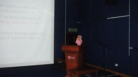 Pengesanan Awal Kanser Wanita disampikan oleh Ybhg. Prof. Datin Dr. Rozi Mahmud